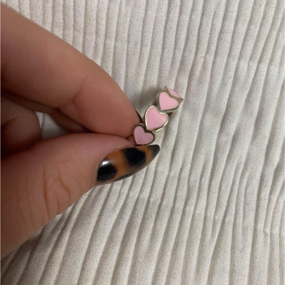 Pink Heart Earrings